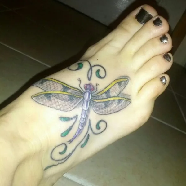 Latest 55 Beautiful Foot Tattoo Designs For Girls0541