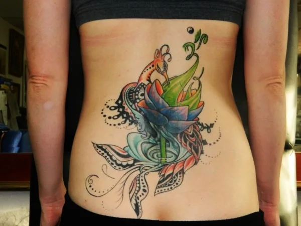 Lower Back Tattoo Design for Women1 (55)