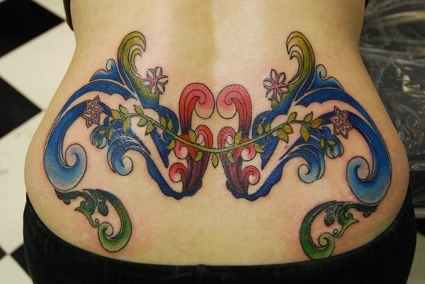 Lower Back Tattoo Design for Women1 (69)