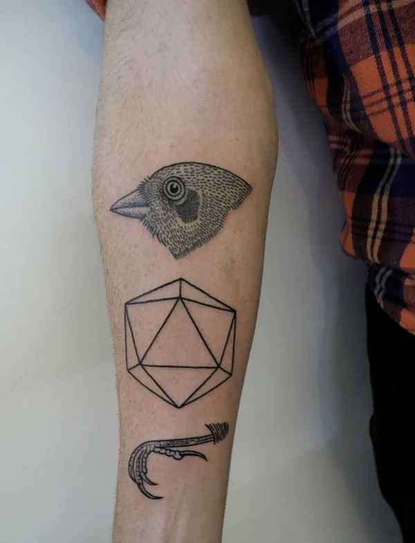 Nerdy Geometric Pattern Tattoo Designs0101
