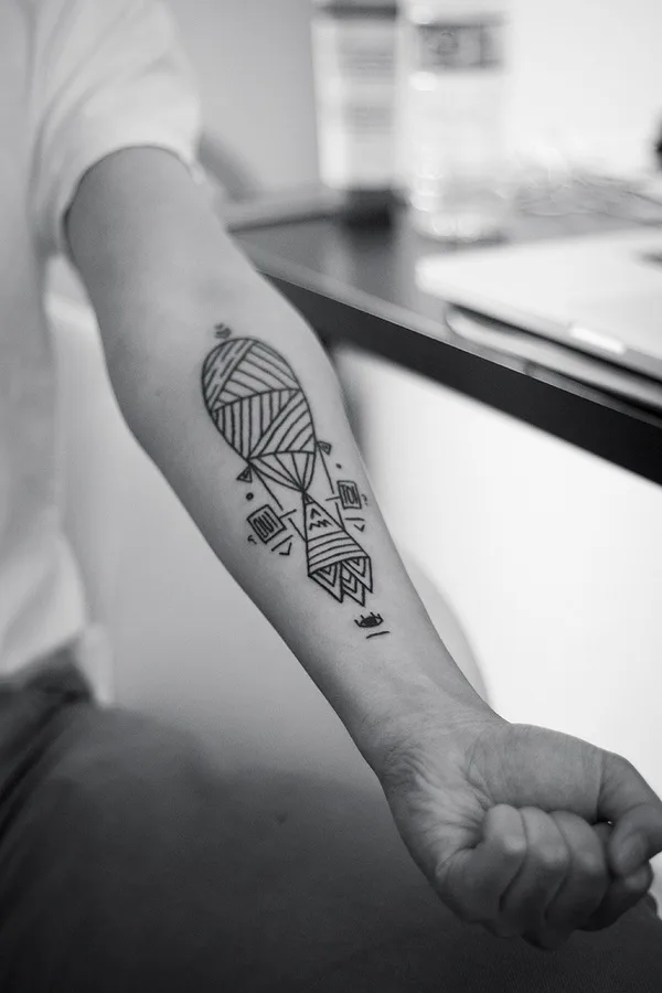 Nerdy Geometric Pattern Tattoo Designs0141