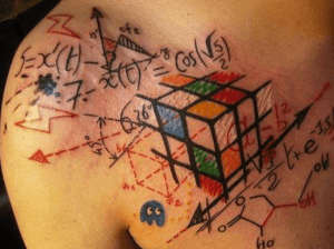 50 Nerdy Geometric Pattern Tattoo Designs