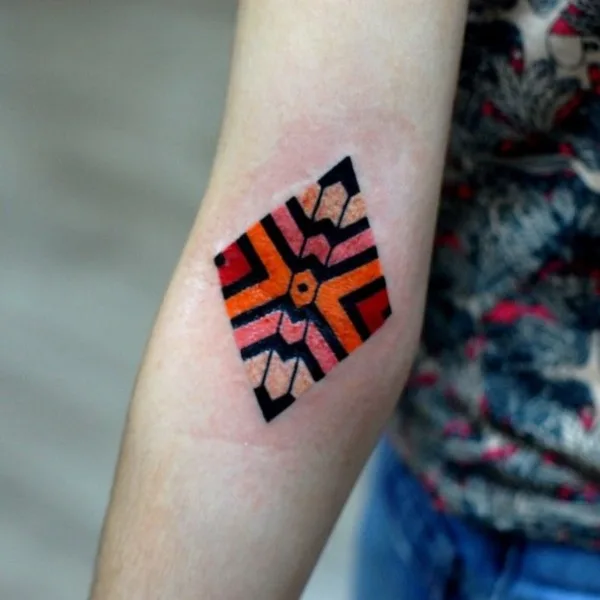 Nerdy Geometric Pattern Tattoo Designs0351