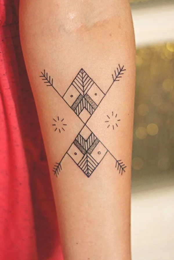 Nerdy Geometric Pattern Tattoo Designs0421