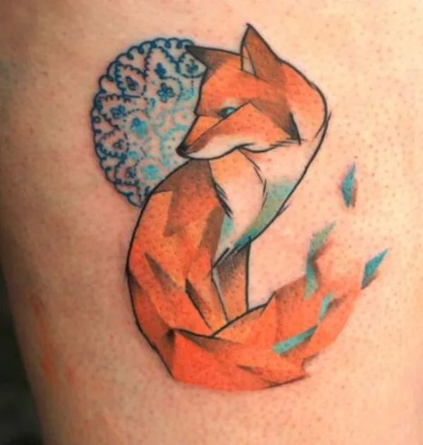 Nerdy Geometric Pattern Tattoo Designs0441