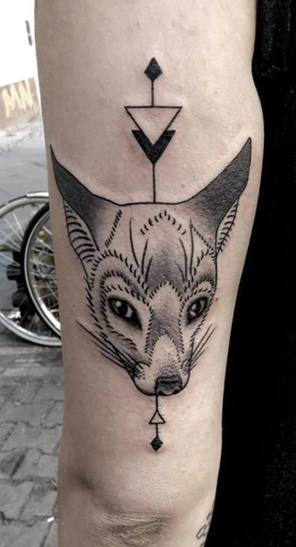 Nerdy Geometric Pattern Tattoo Designs0461