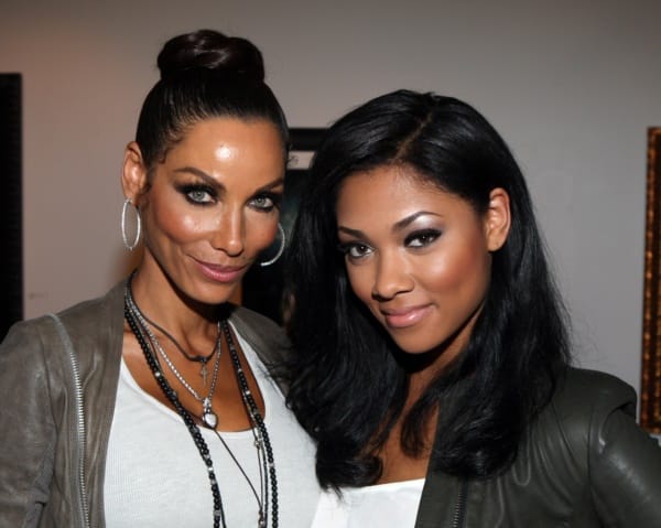 Nicole Murphy and daughter Bria Murphy at Nicole Murphy "Open Hours" Clothing Launch as part of VH1 Hollywood Exes reality show taped at WMA Gallery in Culver City, California. (Episode 10 airs Wed August, 20, 2012, on Vh1 and Vn1.com) (Photo by Arnold Turner/Invision/AP)