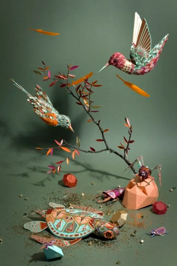Jaw Dropping Paper sculpture Art Models0081