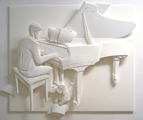 Jaw Dropping Paper sculpture Art Models0171