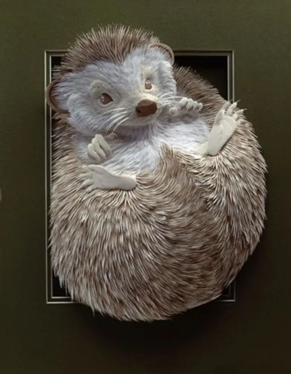 Jaw Dropping Paper sculpture Art Models0291