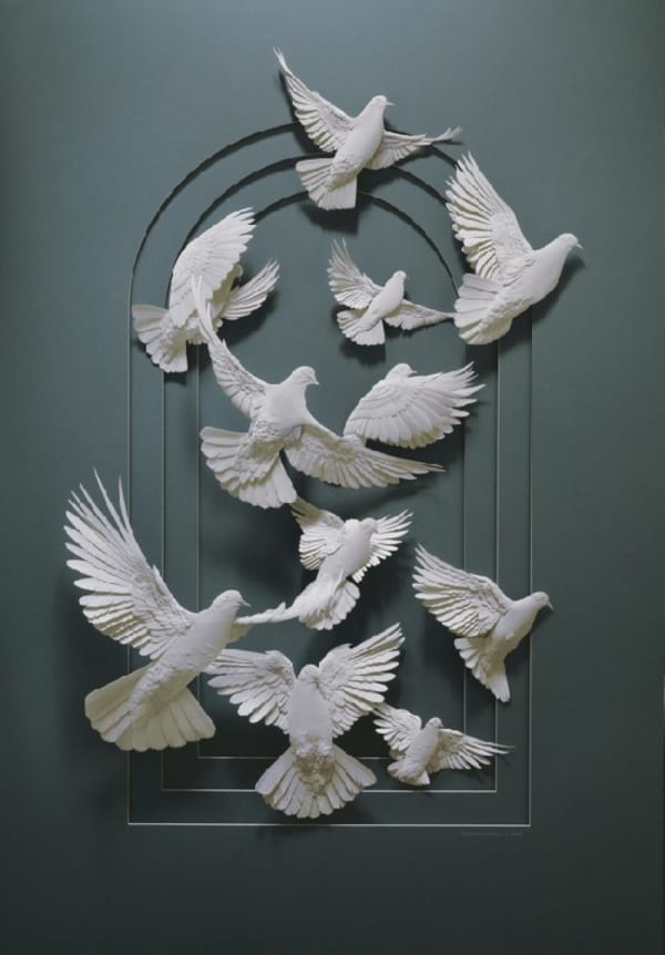 Jaw Dropping Paper sculpture Art Models0321