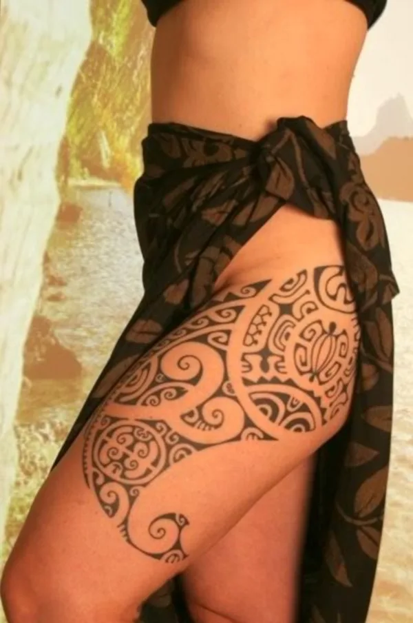 Traditional Marquesan tattoos for Men and Women0091