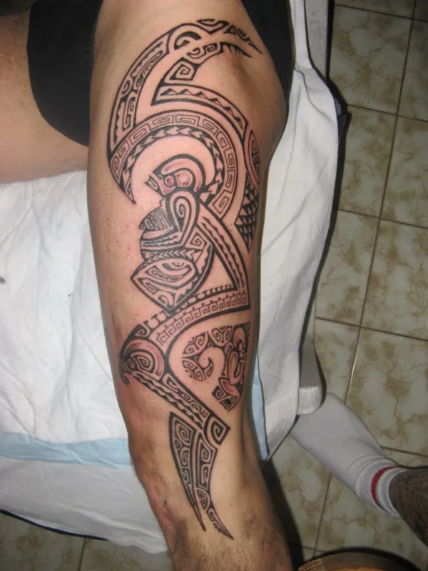 Traditional Marquesan tattoos for Men and Women0311