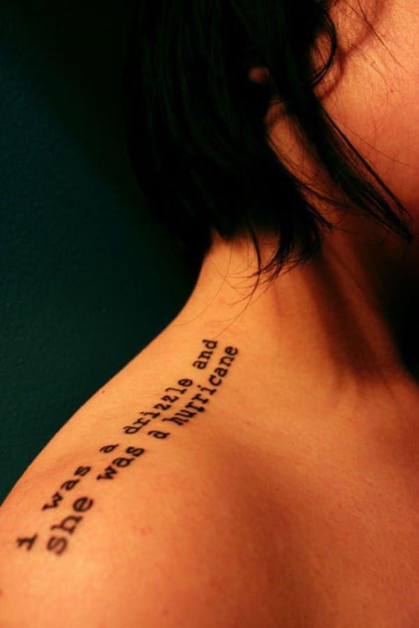 attractive literary book tattoos0061