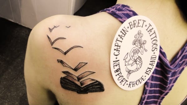 50 Attractive Literary Tattoos For Book Lovers