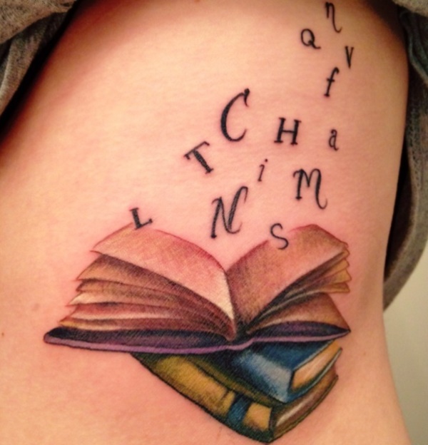 attractive literary book tattoos0271