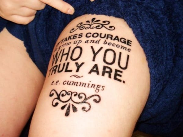 attractive literary book tattoos0291