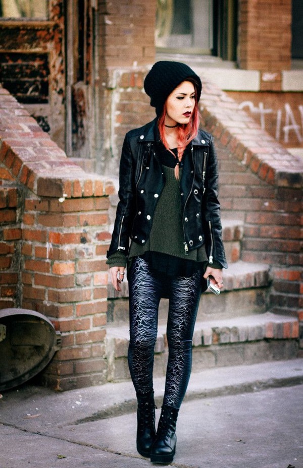 Cool Looking Grunge style Outfits for Girls (12)