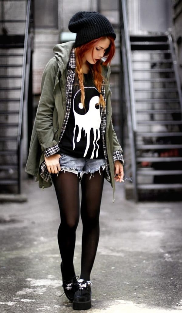 50 Cool Looking Grunge Style Outfits For Girls