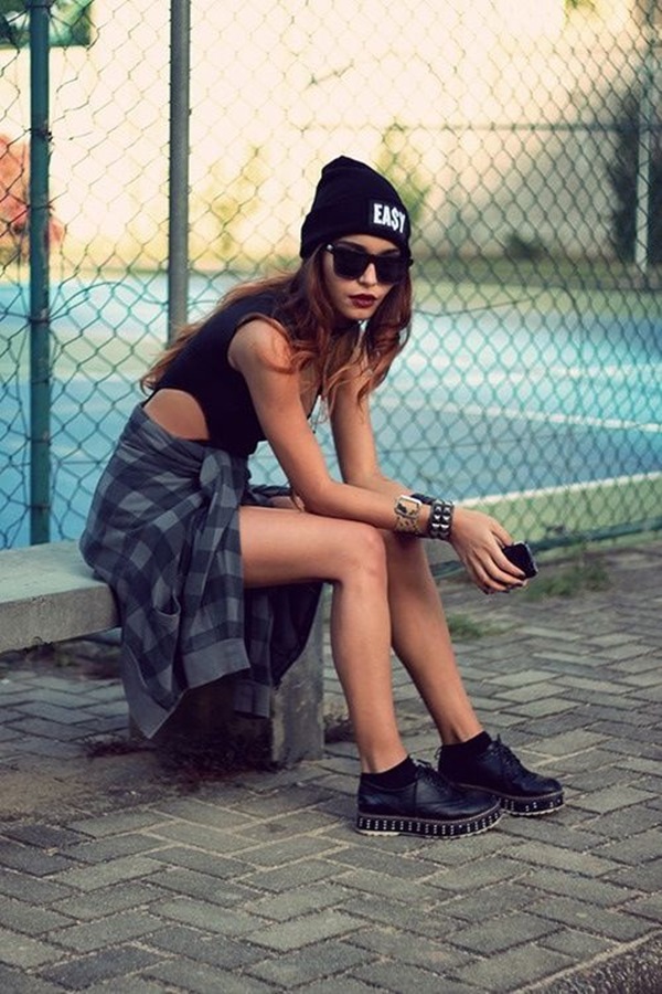 Cool Looking Grunge style Outfits for Girls (17)