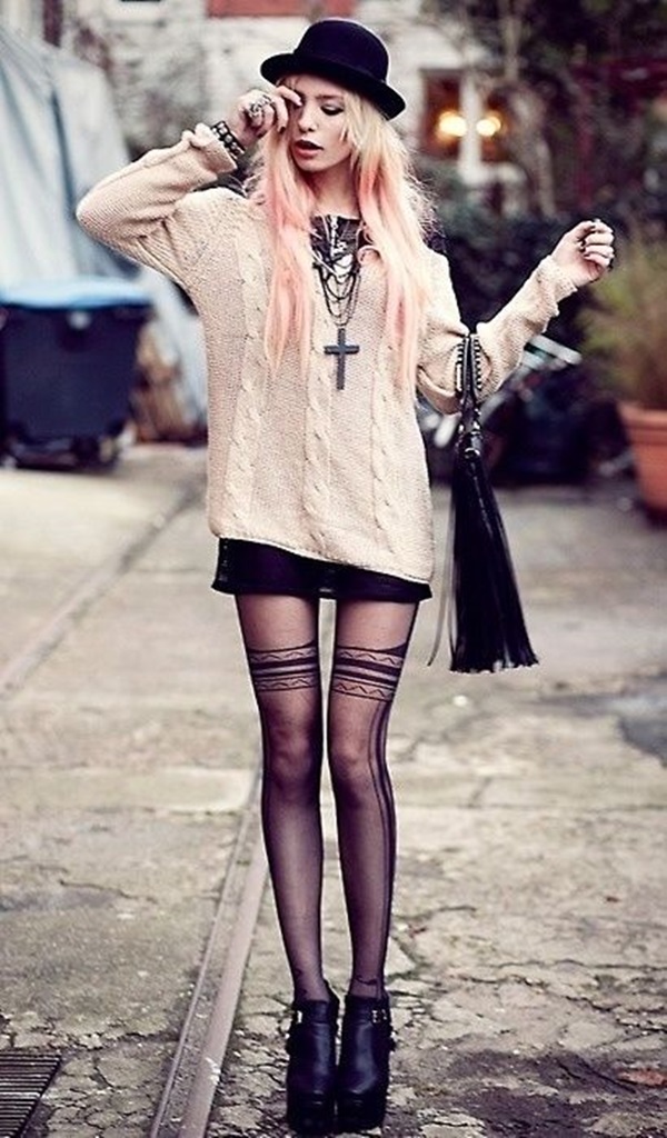 Cool Looking Grunge style Outfits for Girls (2)