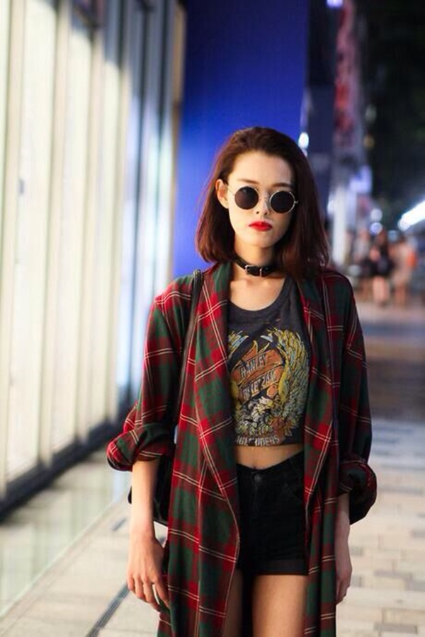 Cool Looking Grunge style Outfits for Girls (26)