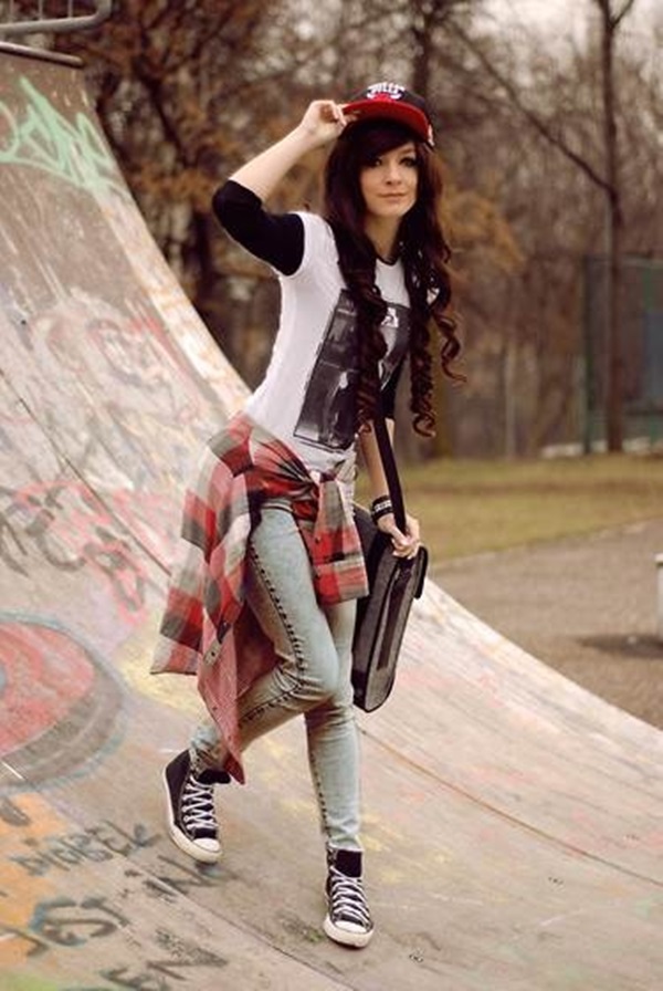 Cool Looking Grunge style Outfits for Girls (4)