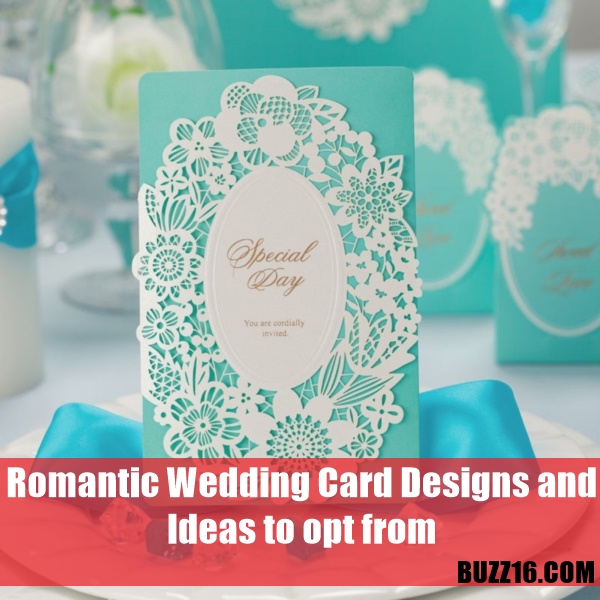 40 Romantic Wedding Card Designs and Ideas to opt from