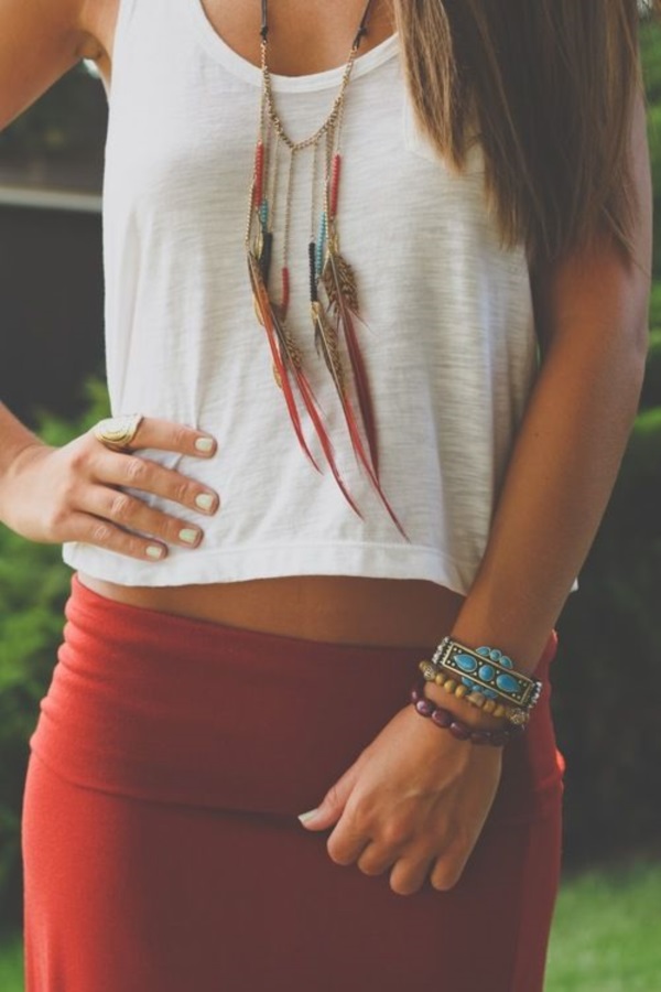 Adorable Boho Casual Outfits to Look Cool (35)