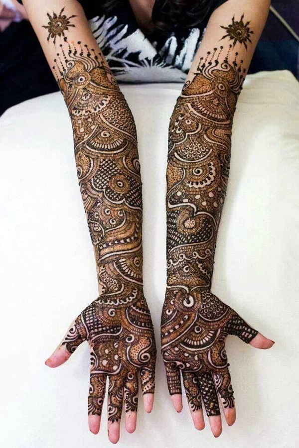 Beautiful Mehandi Designs For Weddings (11)