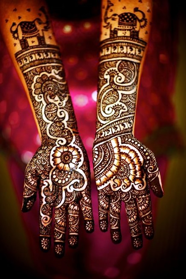 Beautiful Mehandi Designs For Weddings (2)