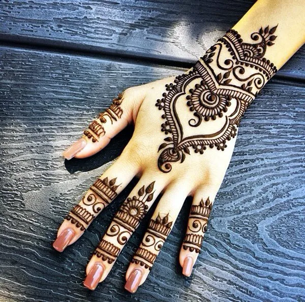 Beautiful Mehandi Designs For Weddings (22)