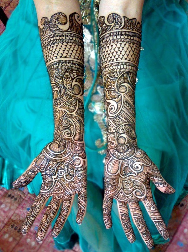 Beautiful Mehandi Designs For Weddings (26)