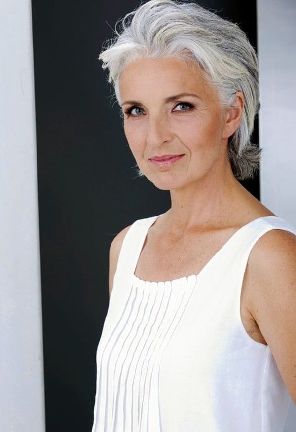 Short Grey Hair Women