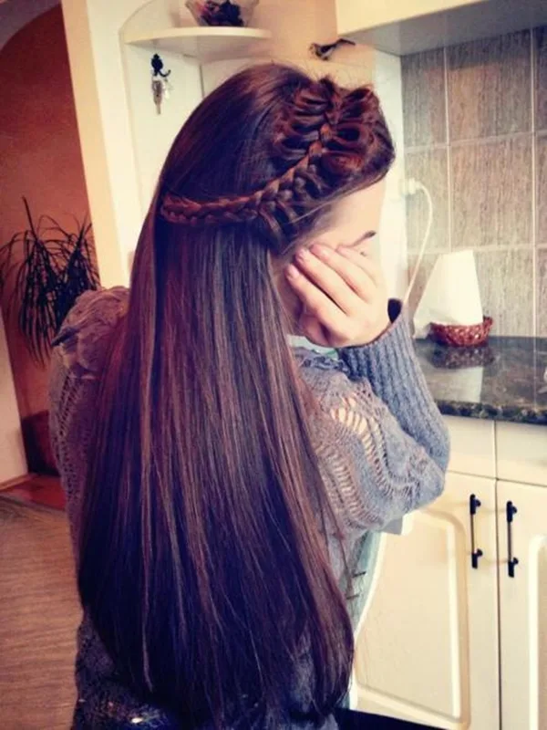 Simple and Sexy Hairstyle for Teen Girls -15