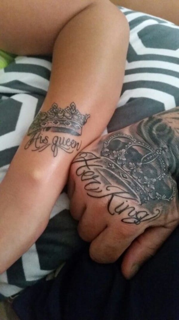 UPDATED 44 Impressive King and Queen Tattoos