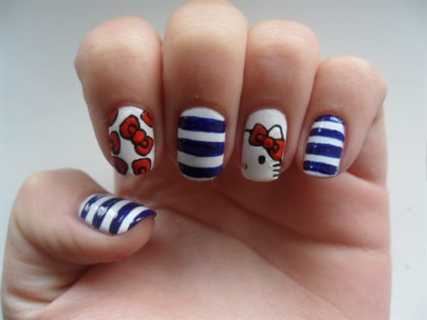 Clever Nail Designs Ideas for School Kids0001