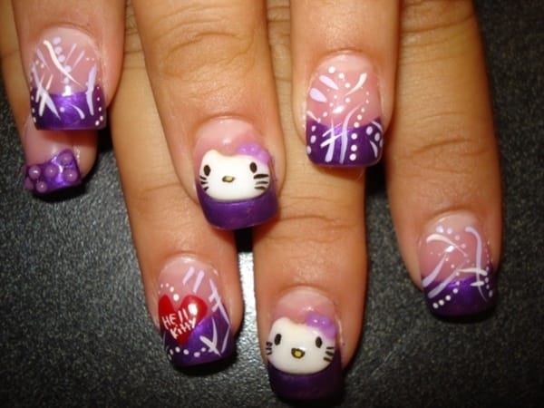 Clever Nail Designs Ideas for School Kids0191