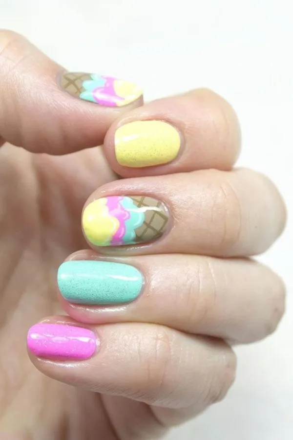 Clever Nail Designs Ideas for School Kids0321