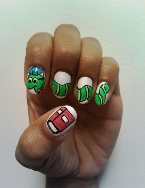 Clever Nail Designs Ideas for School Kids0401