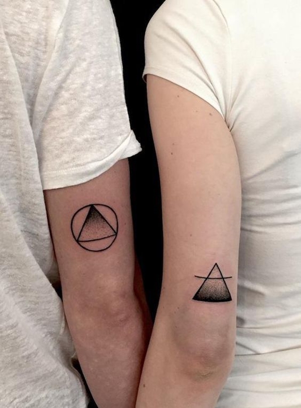 Cute Mr. and Mrs. Tattoos for Perfect Couples - 14
