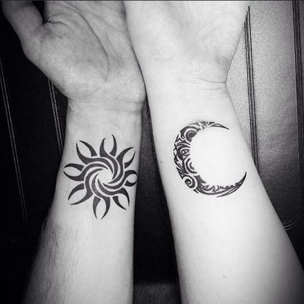 Cute Mr. and Mrs. Tattoos for Perfect Couples - 16