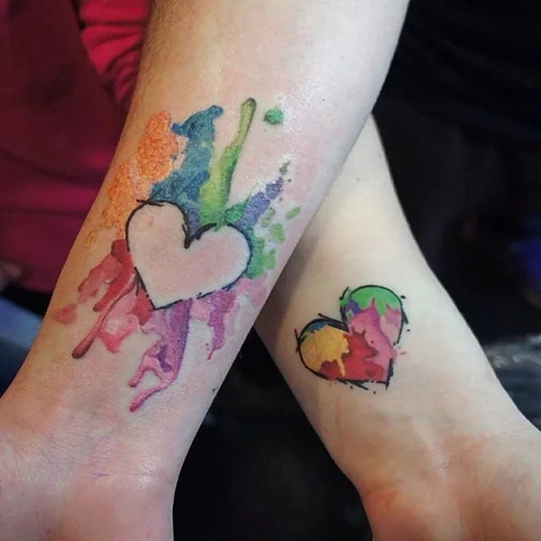Cute Mr. and Mrs. Tattoos for Perfect Couples - 17