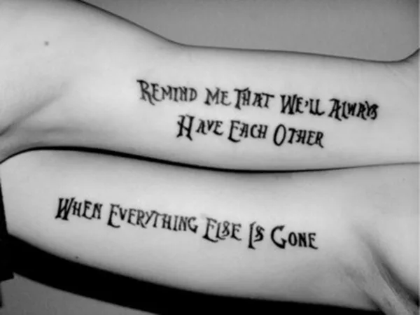 Cute Mr. and Mrs. Tattoos for Perfect Couples - 23