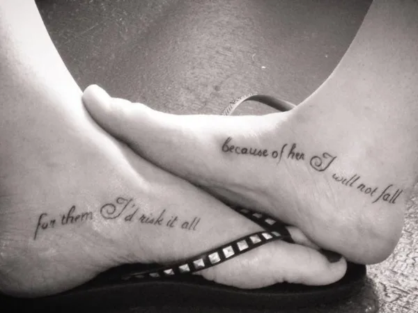 Cute Mr. and Mrs. Tattoos for Perfect Couples - 24