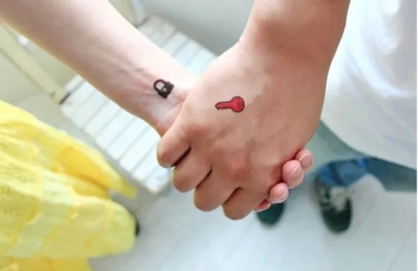 Cute Mr. and Mrs. Tattoos for Perfect Couples - 25