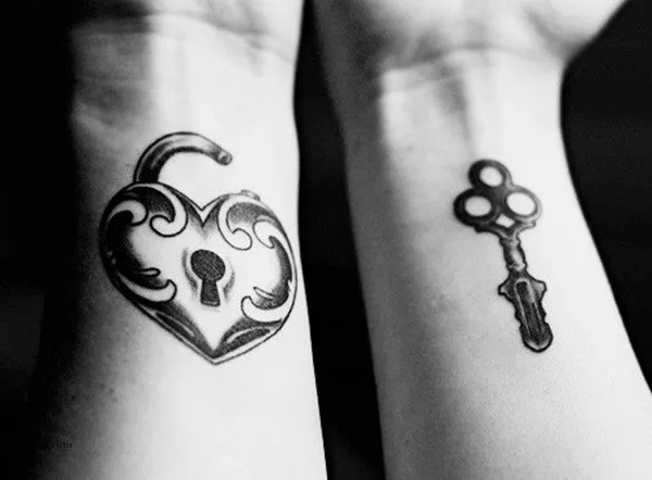 Cute Mr. and Mrs. Tattoos for Perfect Couples - 26