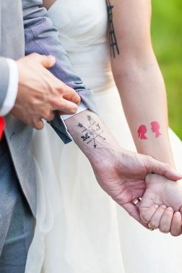 Cute Mr. and Mrs. Tattoos for Perfect Couples - 28