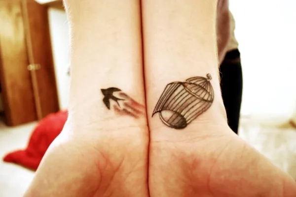 Cute Mr. and Mrs. Tattoos for Perfect Couples - 32