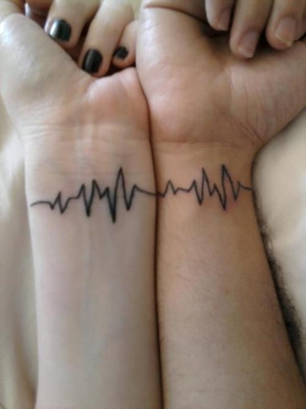 Cute Mr. and Mrs. Tattoos for Perfect Couples - 34